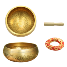 쿤룬 산 싱잉볼 티벳종 화사종 명상종 씽잉볼 좌종 요가종 릴렉스종 명상주발, 1개