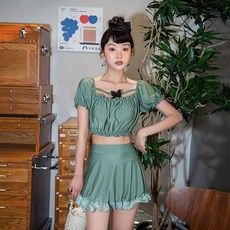 油畫花朵飄帶罩衫 顯瘦遮肚沙灘泳衣