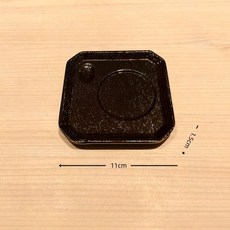 차완무시 그릇 가정식 계란찜 레스토랑 도자기 찜기 푸딩, 1개, 진갈색 받침대