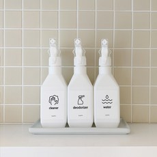 분사력 좋은 폴리 분무기 300ml / 라벨지 추가구매, [추가구매 스티커] 라벨 스티커 D_클리너, 1개