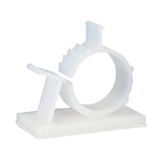 자체 접착 케이블 버클 1013 1720 1316 가능한 조정 4MM 화이트 클립 와이어링 와이어 25 블랙 2225 0810 타입 AP 고정장치 클램프, WHITE, AP 0810, 1개