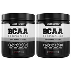 JACKED FACTORY BCAA支鏈氨基酸粉 6000mg 水果味, 2罐, 255g