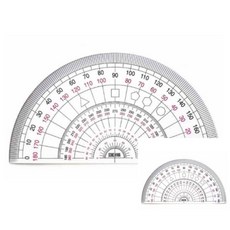 각도기 15cm 죽 10개입 초등학교준비물 학교교구