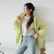 [최초가 89 000원][르포엠]루베니 라이트 아노락 후드점퍼