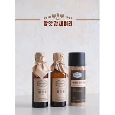 방앗간새벼리 국산 저온압착 참기름 들기름 국산볶음깨 180ml 3구 세트 국산 참기름 들기름 볶음깨 3구, 1세트