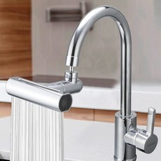 Tixpra 다용도 회전주방폭포 수도꼭지 어댑터, 1개