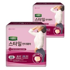 디펜드 스타일 언더웨어 여성 슬림 대형 9매 2팩 요실금 속옷 성저귀, 9개입, 2개