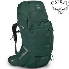 Osprey Aether Plus 70 男款登山背包, Axo Green 軸突綠