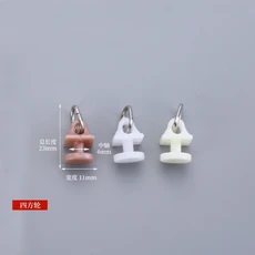 커튼 트랙 풀리 멀티 시리즈 로만 로드 커튼 코드 액세서리 자동차 트랙 휠 커튼 액세서리 커튼 로드 후크, 09 라벤더