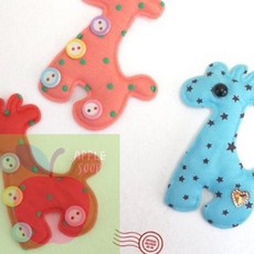 AP 동물만들기 혼합10개 인형 장식 조랑 말