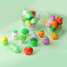 야채 패러디 지우개 12가지 세트 귀욤지우개, 1개