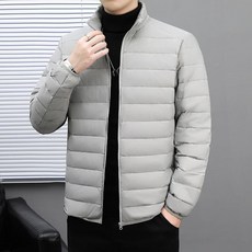 Skyciky 남자 경량패딩 가벼운 얇은 숏패딩 캐주얼 겨울 자켓 FF1568