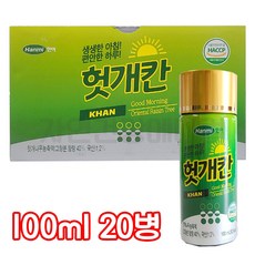 한미 헛개칸 100mlx20병(황사마스크증정), 20개, 100ml