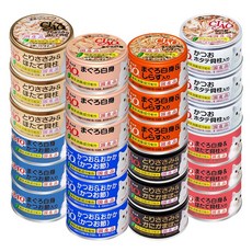 이나바 챠오 화이티캔 고양이간식, 24개