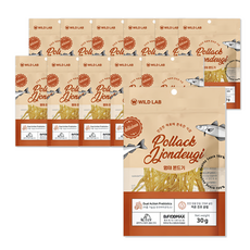 명태쫀드기 강아지 고양이 영양간식 다이어트간식 유산균간식 특허성분, 12개, 30g, 명태맛