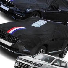 KSZ 뷰티풀코란도 블랙박스 자동차커버 성에방지 하프커버 차량커버 차덮개