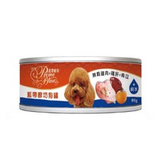 Water Go 【整箱出貨】康特維 藍帶廚坊, 24個, 藍帶狗-雞肉雞肝南瓜80gx24罐, 80g, 藍帶狗-雞肉雞肝南瓜