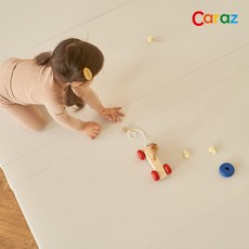 카라즈 논슬립 페브릭베이지 160 x 200 놀이방매트 유아매트 층간소음, 패브릭베이지