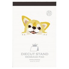 SCOPE 마루모노 다이컷 스탠드 메세지 카드 패드, 치와와, 1개입, 1개