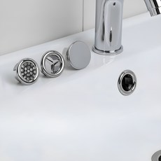 세면대 오버플로우 캡 오버홀 구멍 마개 링 물넘침 방지 냄새 벌레 차단, 세면대오버플로우 오픈링 C x 2개