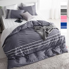 LEO 마이크로화이바 진드기방지 먼지없는 이불커버(단품) 5COLOR (S/Q/K/LK), 핑크