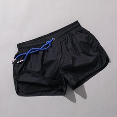 男士雙層快乾沙灘短褲 運動泳褲