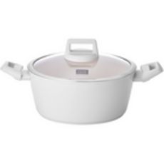 쿠킨 인덕션 그린우드 양수냄비, 24cm, 아이보리, 1개