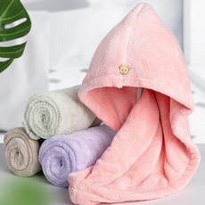 부드러운 극세사 빠른 드라이 시간절양 헤어티올 슬립가운 목욕가운 세면밴드, 03.베이지, 색상:03.베이지