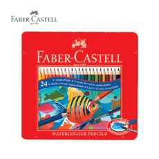 파버카스텔 수채 색연필 틴, 24색, 1개