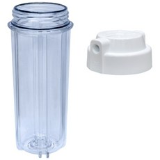 水易購鳳山店 10吋雙O令透明濾殼組 台灣製 2分規格 魚缸過濾器, 1個