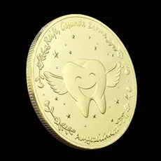 고대 이집트 태양신 그림 동전 기념 금 은 배지 공예품 컬렉션 요정, 01 금