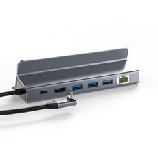 Tiergrade USB C 허브 6-in-1 USB C 허브 4K HDMI USB-A 3.0 3개 맥북 프로 스팀 데크 도킹 스테이션 iMac 등을 위한 이더넷