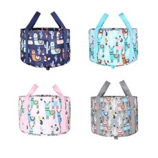 휴대용 이동식 족욕 가방 사우나 수영 목욕 접이식 방수백 미니 족욕기, 족욕가방-연핑크, free