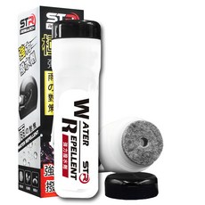 STR 界面硏 PROWASH 【強力撥水劑/玻璃鍍膜防潑水劑】毛氈擦拭 抗汙 自動驅水 安全帽鏡片／隱形雨衣／擋風玻璃, 1個, 強力撥水劑-單入