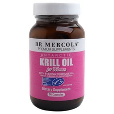 DR. MERCOLA 女性用磷蝦油膠囊, 90顆, 1罐