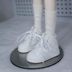 BJD四分娃鞋 4分娃娃鞋 娃娃鞋子 soom熊妹可穿 送襪子 內長6.5*2.5 bjd娃娃裝飾 diy換裝, 1個, 灰橙,四分送襪子, 灰橙