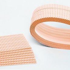 뮤즈 롱롱 띠골판지 컬러 17종 택1 / 길이 50cm 폭 1cm, 1개, 살구