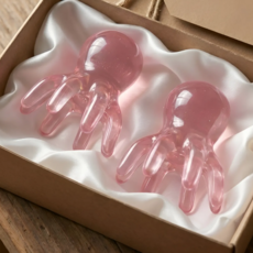 바헤놀 시원함이 남다른 문어 괄사, 핑크, 2개