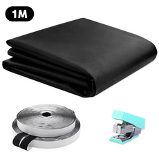 리브문 완벽 빛 차단 벨크로 암막천 세트