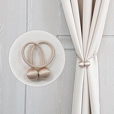 리빙존 자석 커튼끈, BeigeColor, 6개