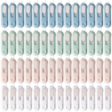 hoid 60개 미니 박스 커터 벌크 접이식 오프너 데 익스프레스 개봉용 슬라이드 귀여운 유틸리티 나이프 포장 봉투 패키지 종이 테이프 DIY 공예품 사무실