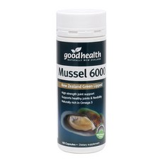 초록홍합 Mussel 굿헬스 초록 입 홍합 뉴질랜드 효능 6000mg 100캡슐 1통, 1개
