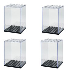 아크릴 레고 피규어 진열장 보관함 케이스, 4개