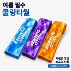 멍트로닉 대형 쿨링타월 30x100cm 냉감 스포츠 운동