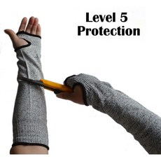 防割袖套-1支 防割等級5級 防身用品 防割護臂 旅遊野營裝備 防砍護臂 工作服必備 防割臂套, 1個