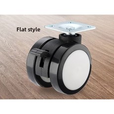 1.5인치 의자 바퀴 캐스터 교체용 소프트 무음 책상 (작업용 의자 고하중 안전 회전 사무실 바퀴), 4pcs 1 5inch D 2