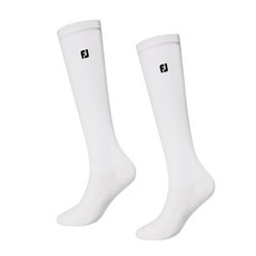 풋조이 2025 프로드라이 여성용 니삭스 ProDry 골프양말 아쿠쉬네트코리아 정품, 2개, 화이트