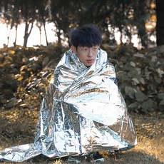 비상 은박담요 휴대용 보온포 재난대비 용품 10P, 20개, 실버