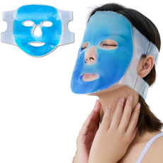 페이스 아이스 젤 마스크 냉찜질 얼음 마스크팩 얼굴 찜질팩 단체 대량, EN블루아이스젤마스크팩