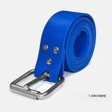 프리다이빙 웨이트벨트 실리콘 퀵릴리스 다이빙 납벨트 스킨스쿠버 잠수벨트 안전 허리벨트 1.5m 조절식 해루질 장비, 블루